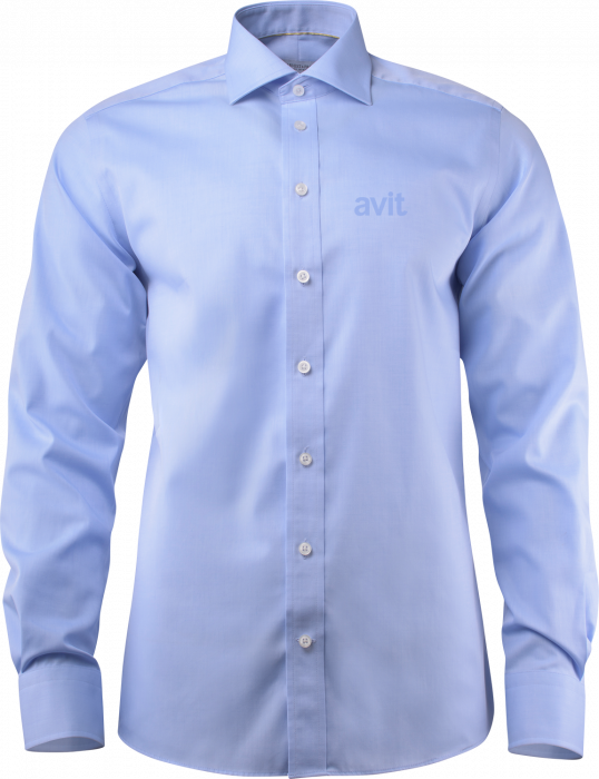 Harvest and Frost - Avit  Mens Shirt - Regular (Embroidered) - Sky Blue