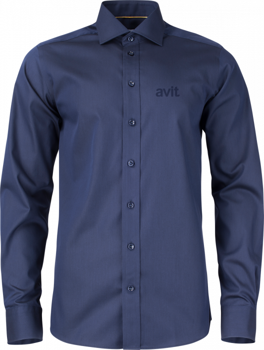 Harvest and Frost - Avit  Mens Shirt - Regular (Embroidered) - Marin