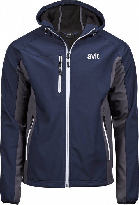 Tee Jays - Avit Softshell Men (Embroidered) - Marine & dark grey