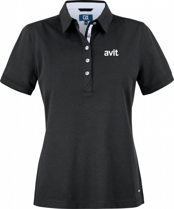 Cutter & Buck - Avit Advantage Premium Polo Ladies (Embroidered) - Black