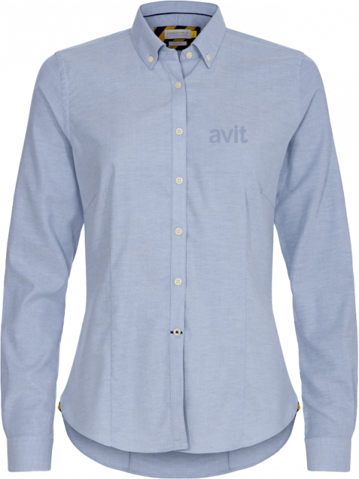 Harvest and Frost - Avit Oxford Shirt Women (Embroidered) - Sky Blue